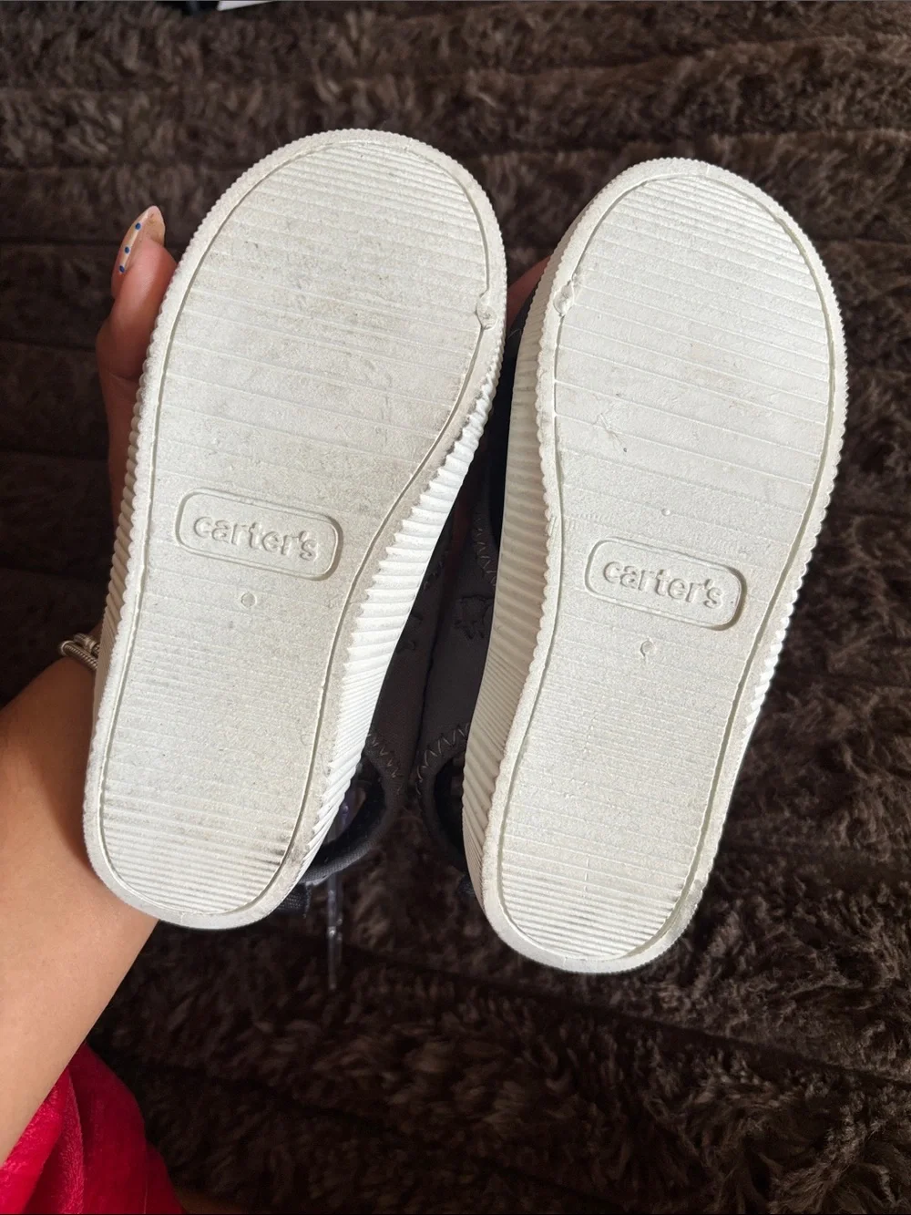 Carter's Gray Shark-Pattern Kids Water Shoes